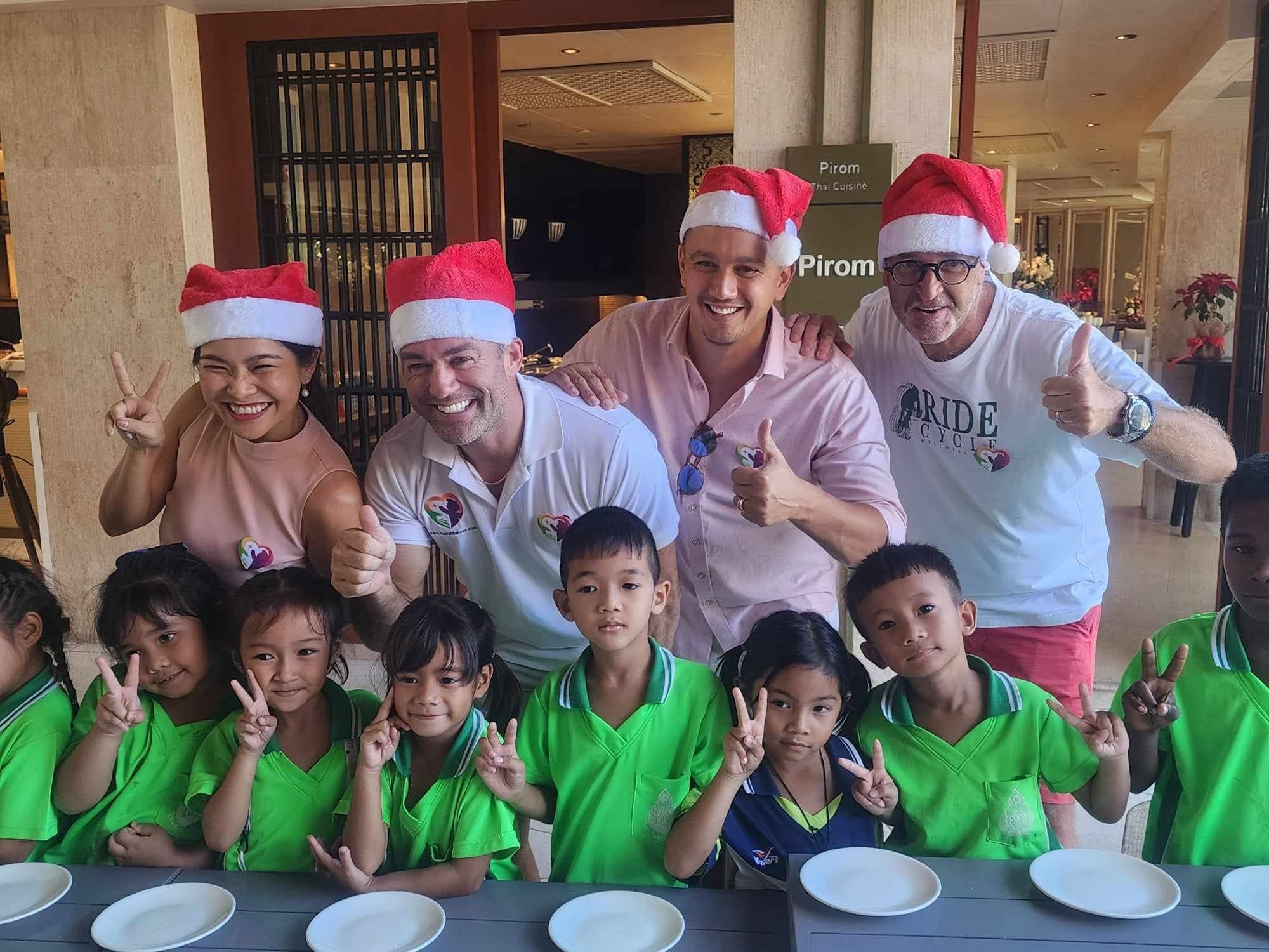 Christmas lunch for local schoolchildren