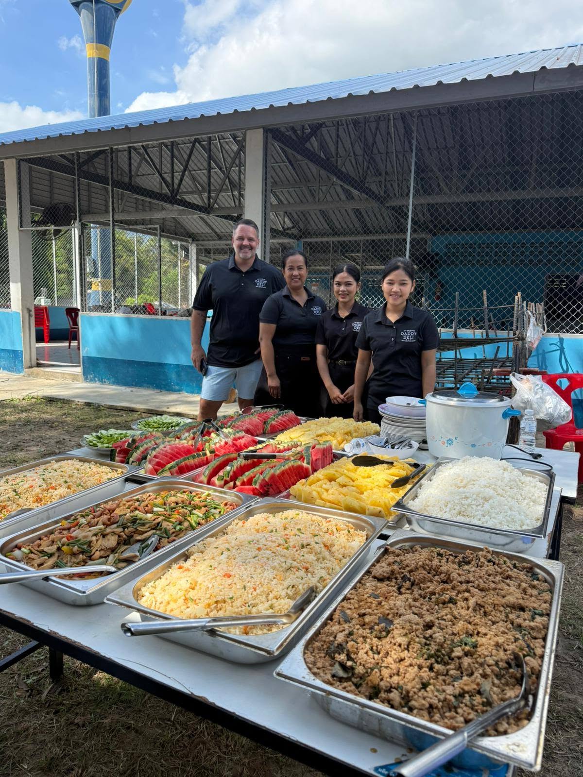 Lunch served at a local school