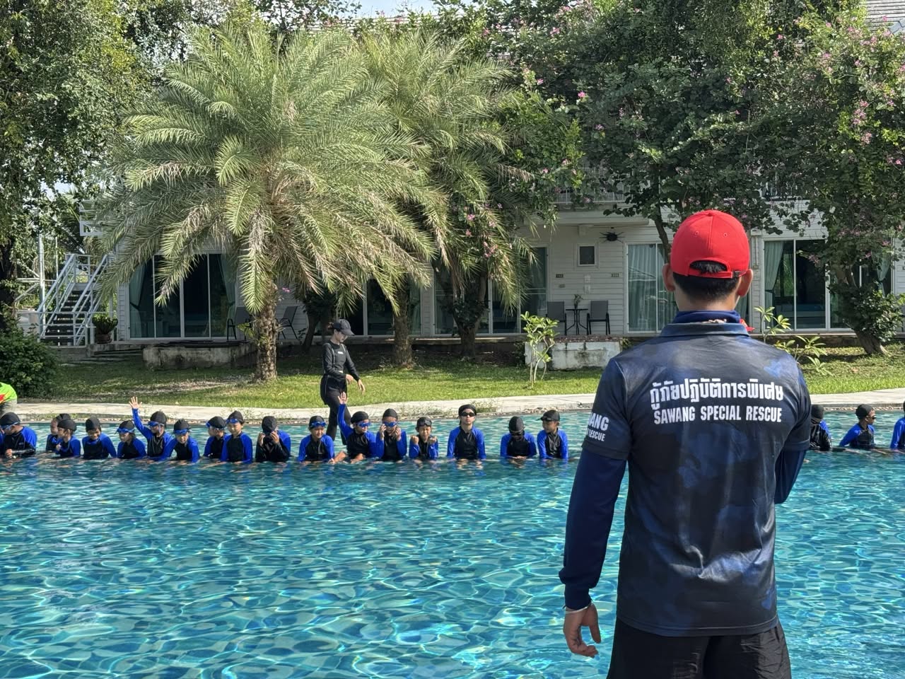 Water safety lessons for local children